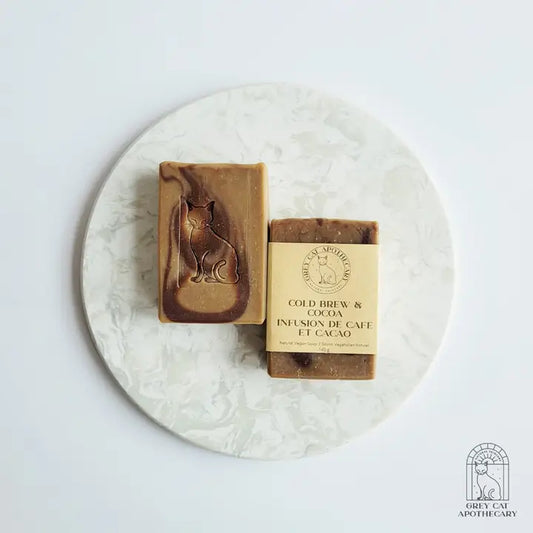 Handmade Cold Brew & Cocoa Organic/Vegan Bar Soap 80g