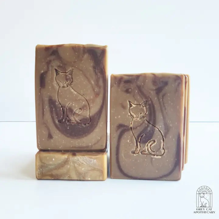 Handmade Cold Brew & Cocoa Organic/Vegan Bar Soap 80g