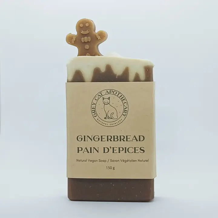 Handmade Gingerbread Organic/Vegan Bar Soap 150g