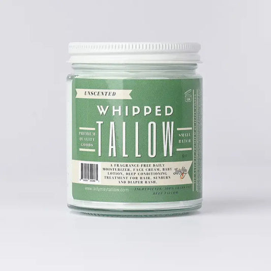 Unscented Whipped Tallow Moisturizer | 100% Natural Skincare