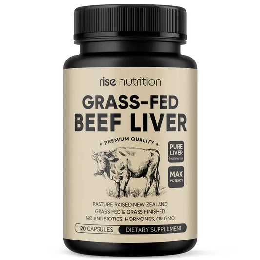 Grass Fed Beef Liver Capsules, Supports Energy 120 Capsules