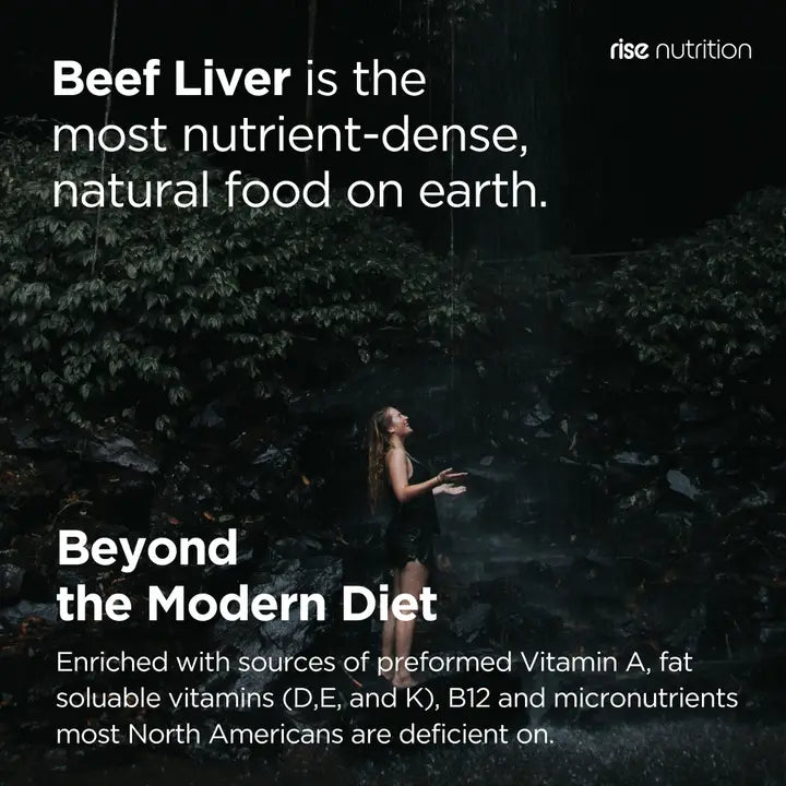 Grass Fed Beef Liver Capsules, Supports Energy 120 Capsules