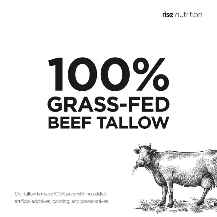 Grass Fed Beef Tallow Canadian, Paleo, Keto |12 oz, 355ml