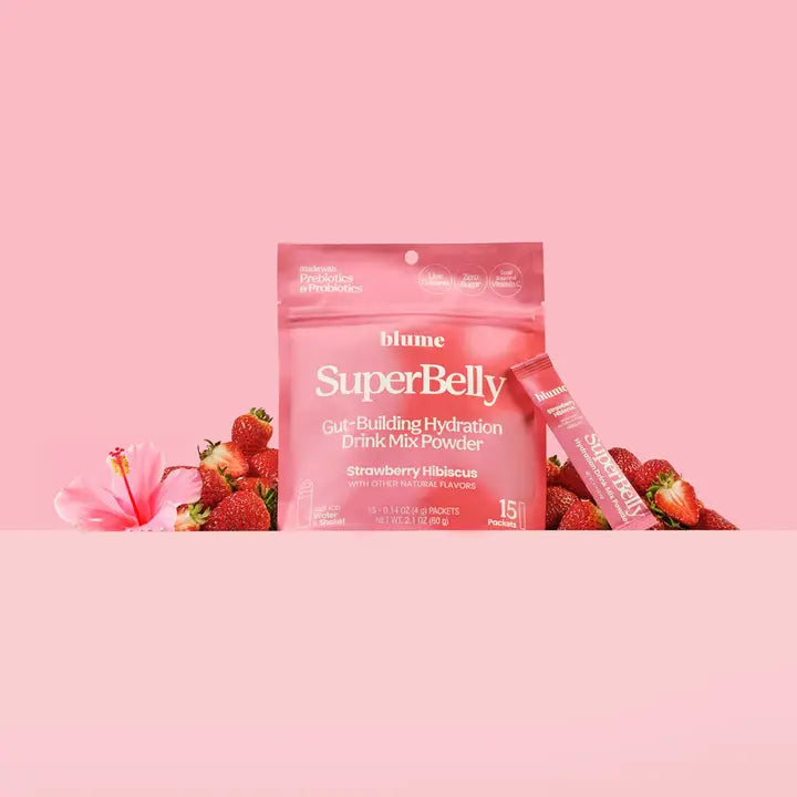 Superbelly Hydration & Gut Mix, Strawberry Hibiscus